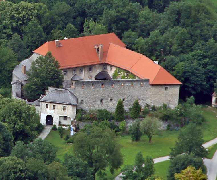 Burg Gruttenstein von oben